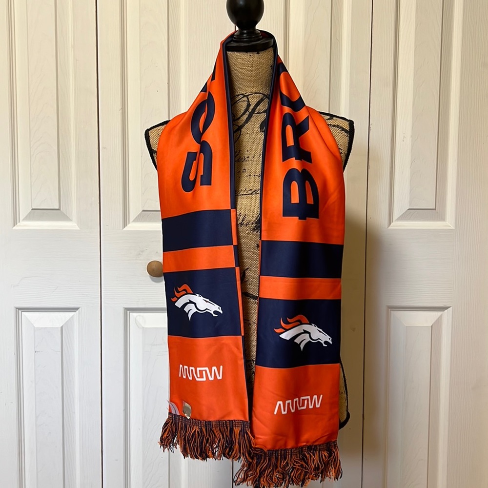 Silky Brocos Logo Scarf